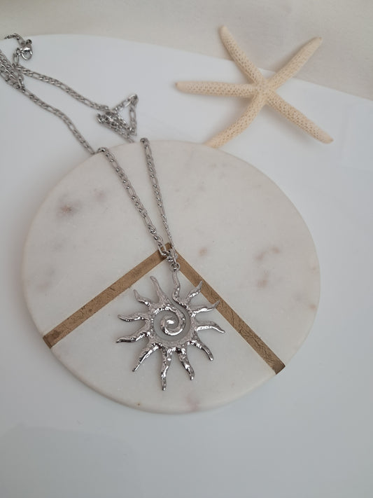 Sol silver necklaces
