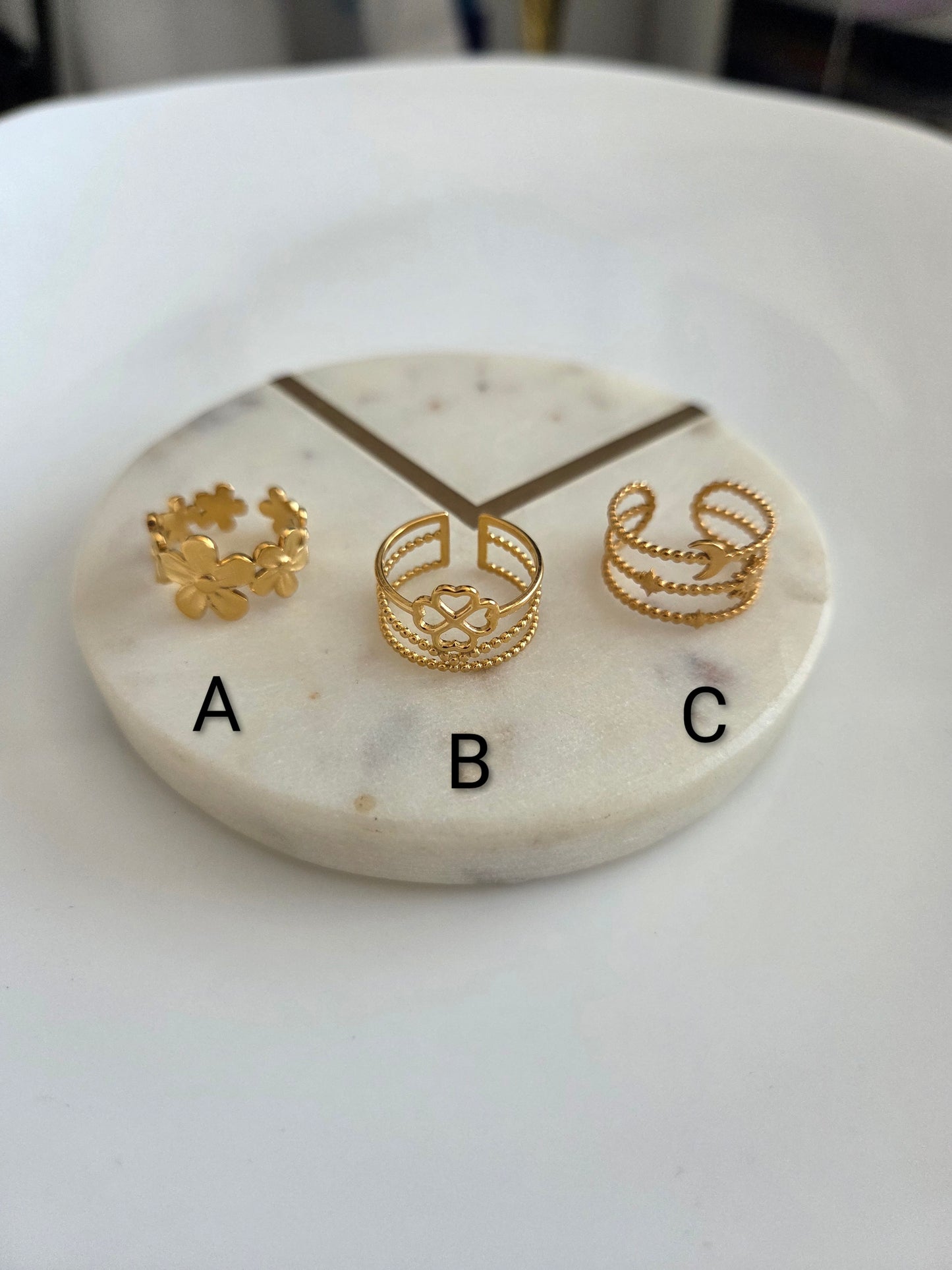 Gold rings