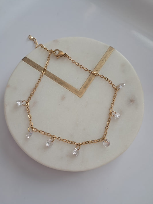 Cristal anklet