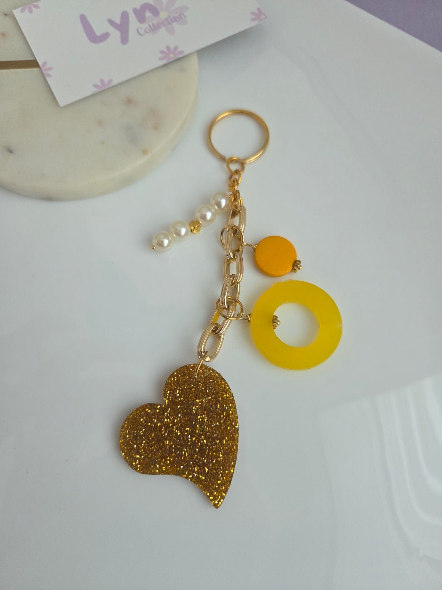 Heart keychain
