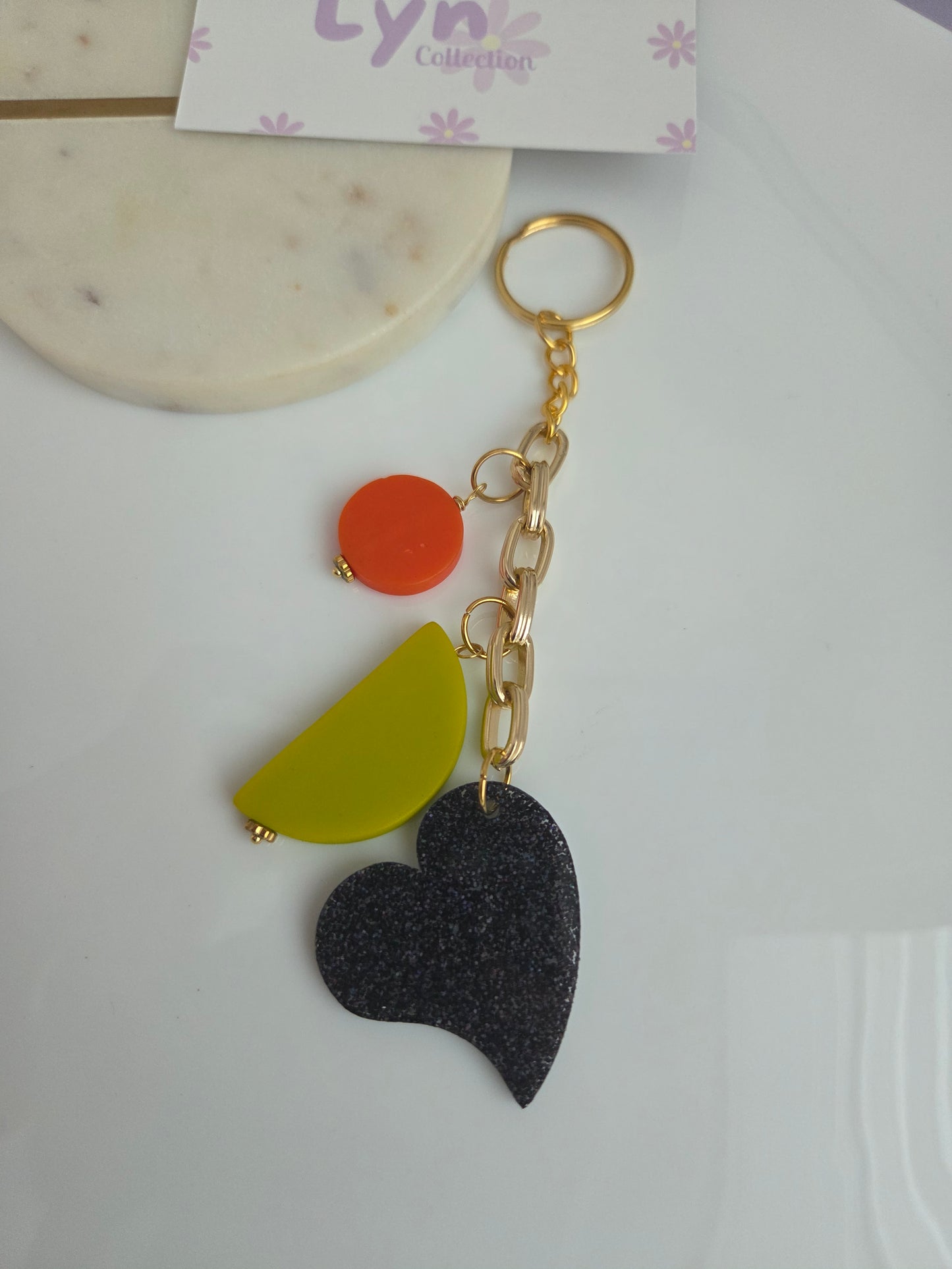 Heart keychain