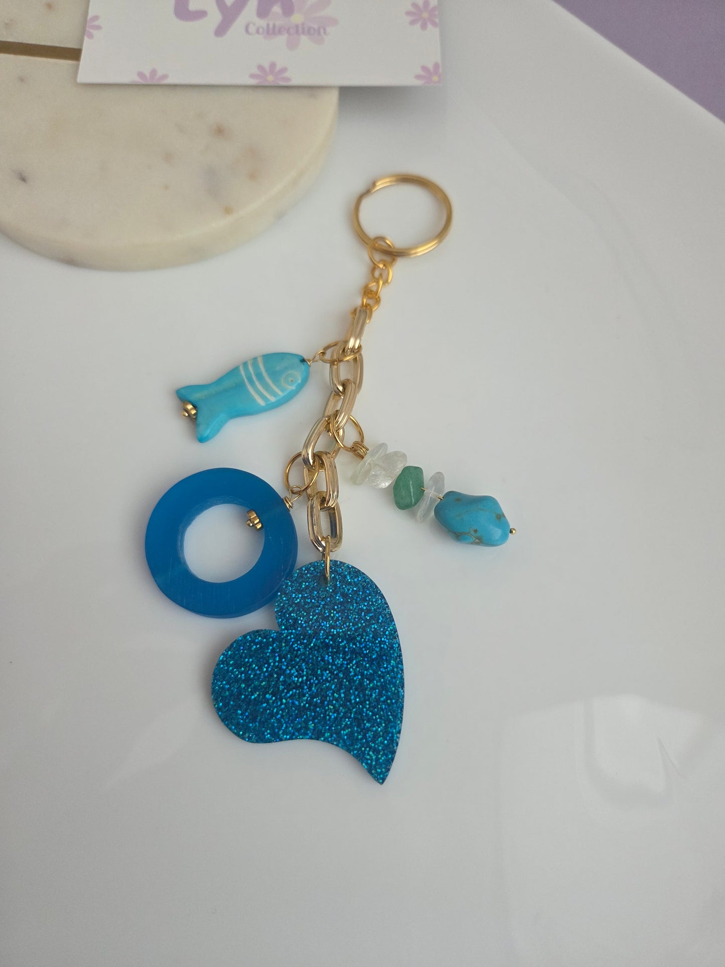 Heart keychain