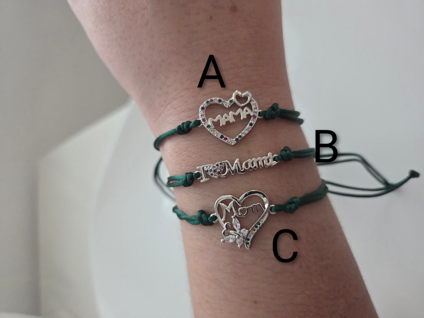 Brazalette mama/I love mama/mom