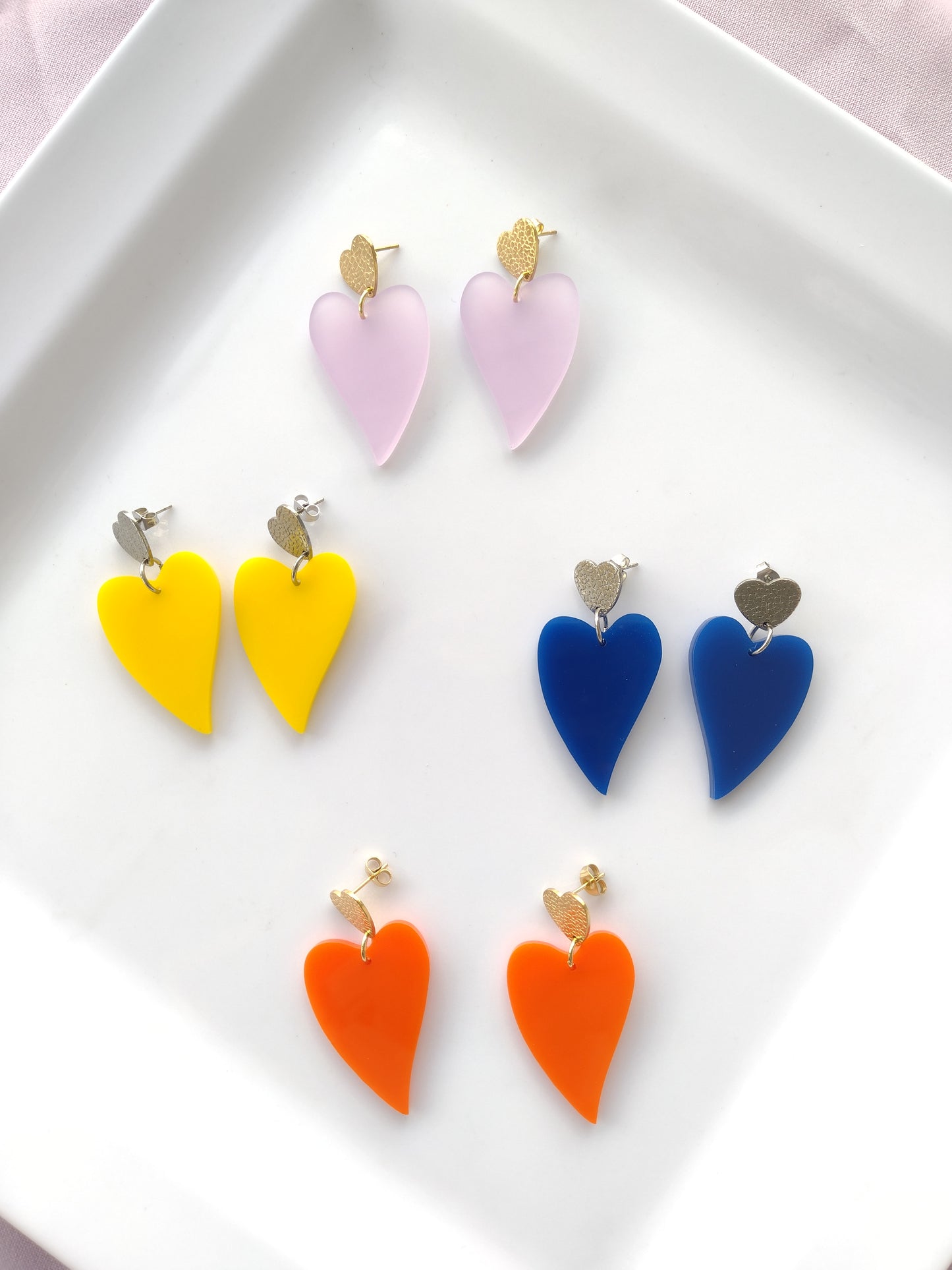 Corazones earrings