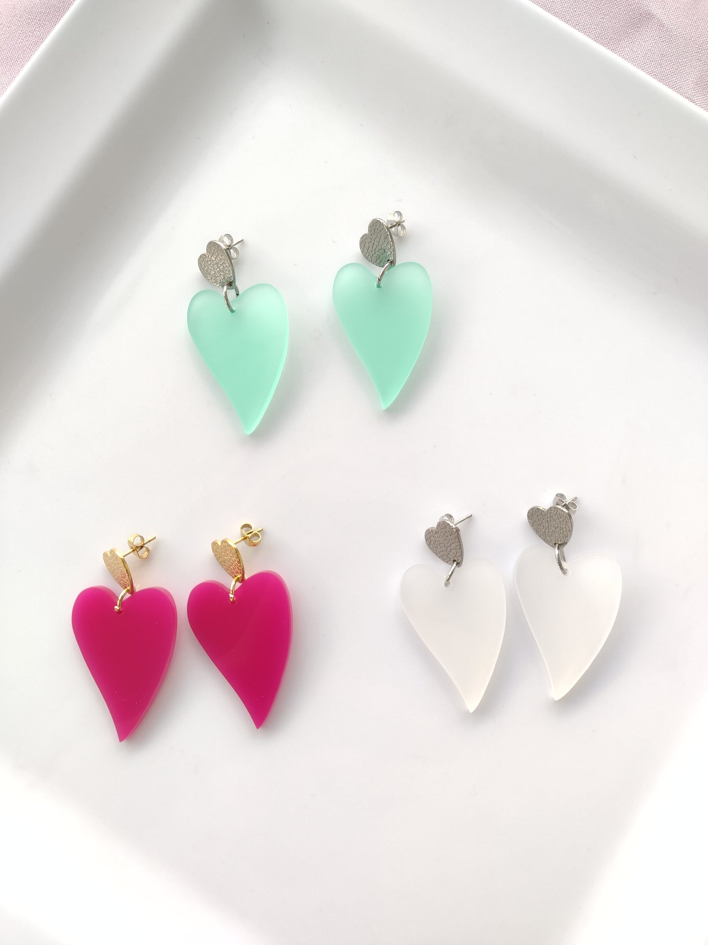 Corazones earrings