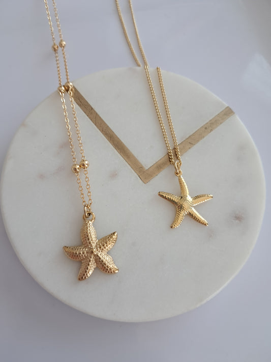 Estrella de mar necklaces