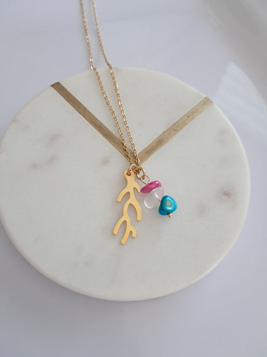 Coral necklaces