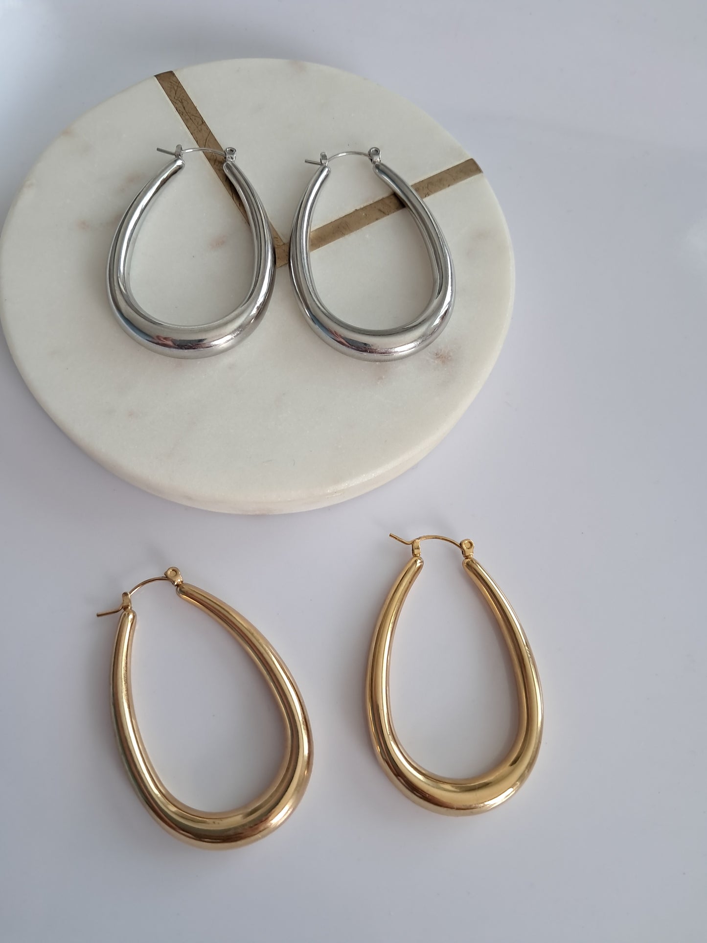 Oval hoops