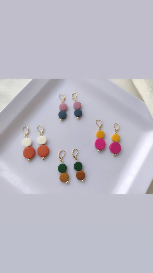 Circle earrings