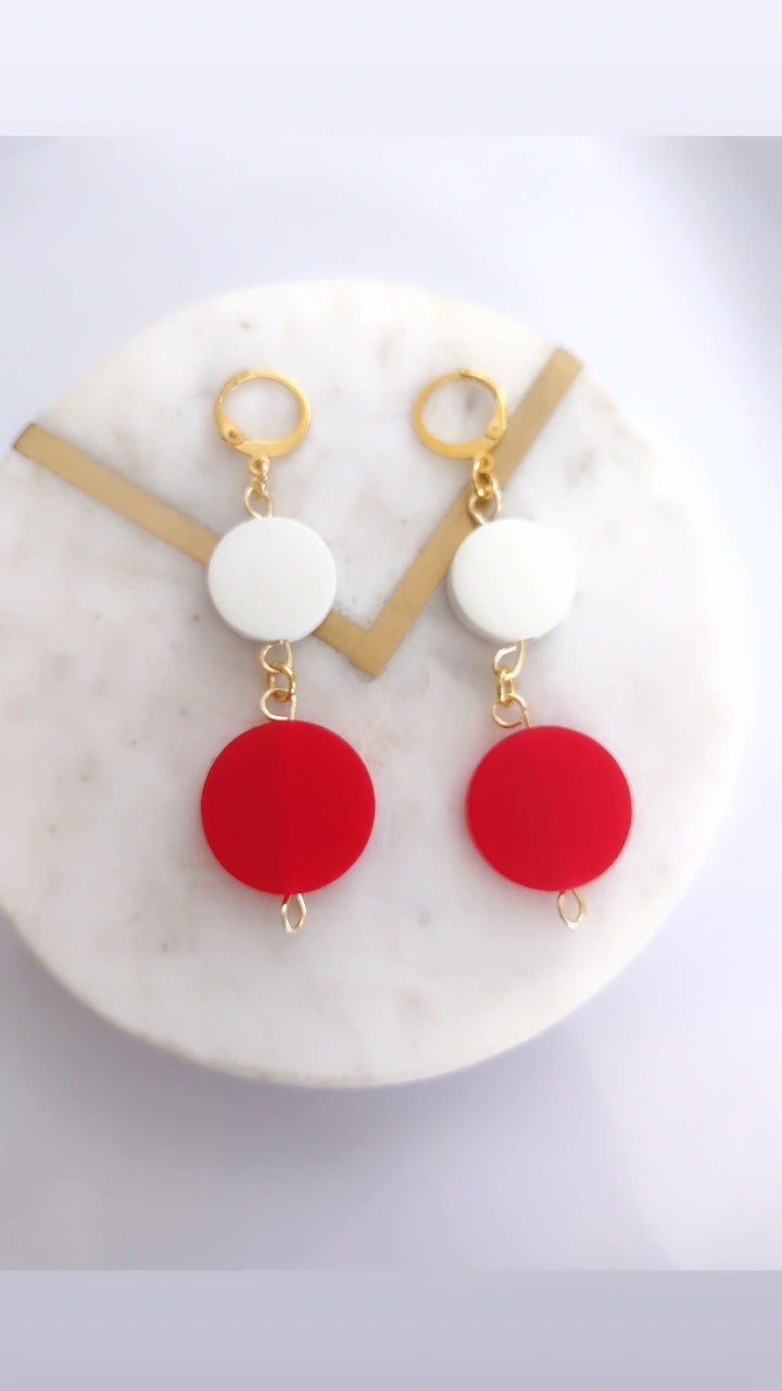 Circle two earrings