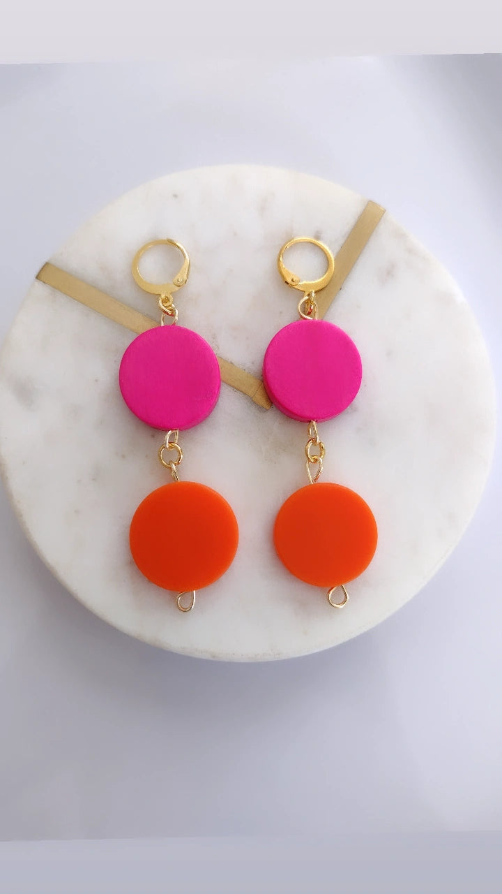 Circle two earrings