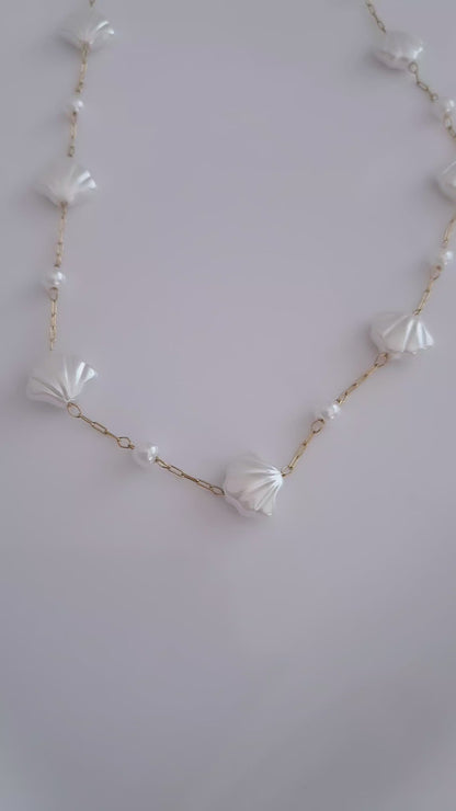 Pearl & Concha necklaces