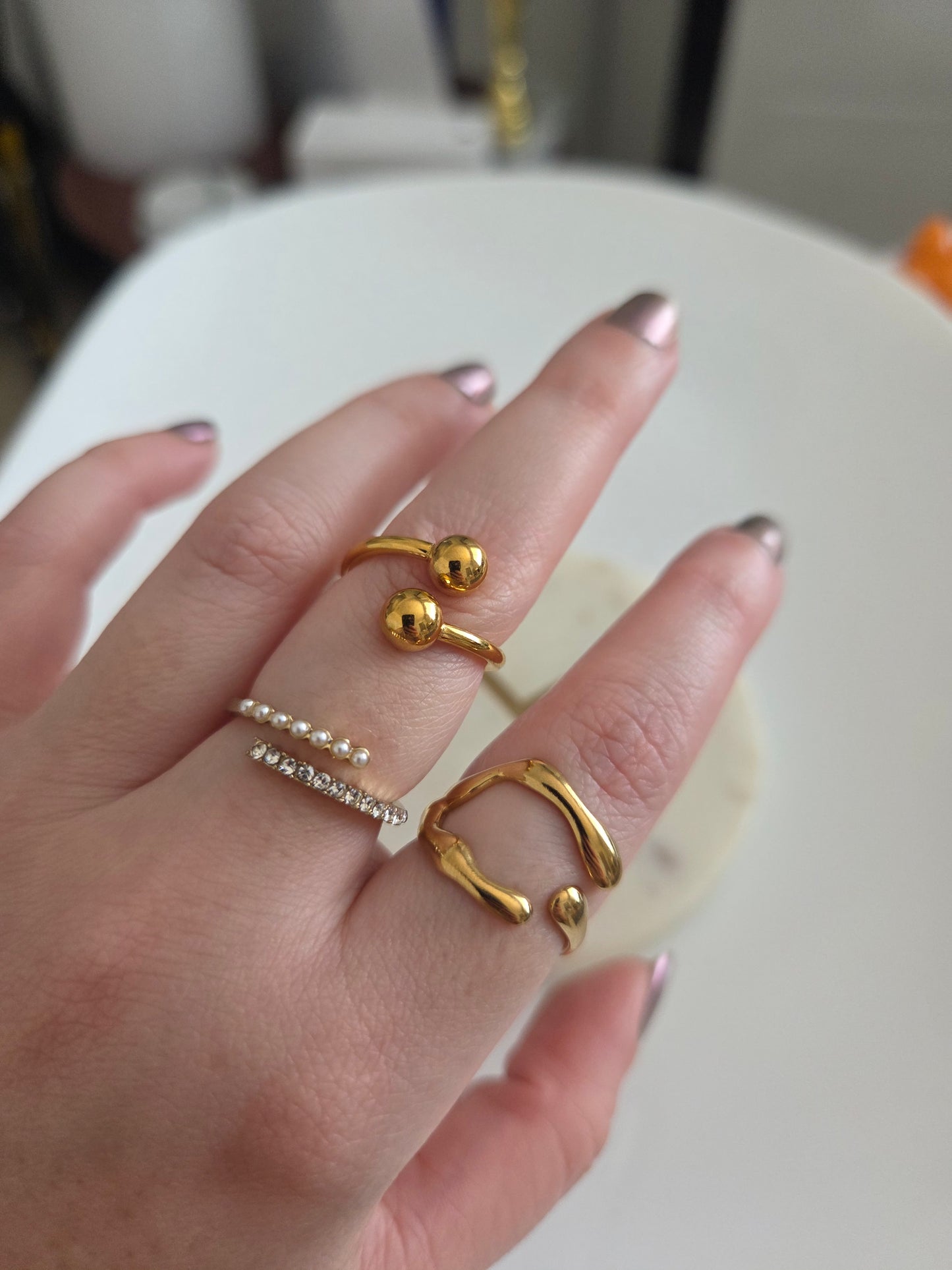 Gold rings