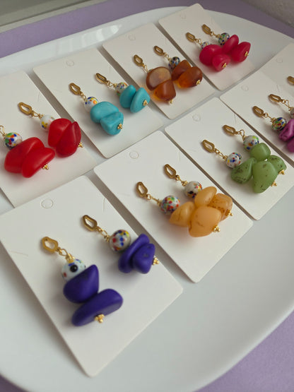 Chunky Colors earrings