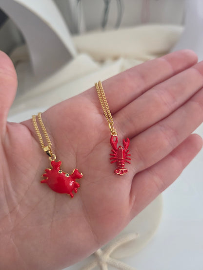 Crab or lobster necklaces