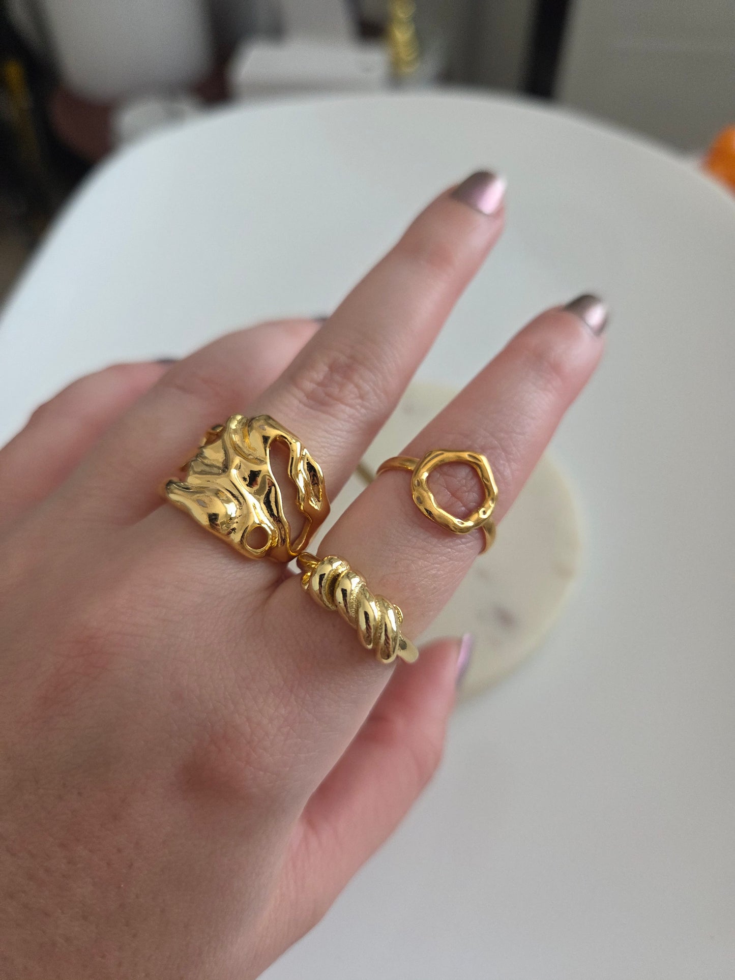 Gold rings