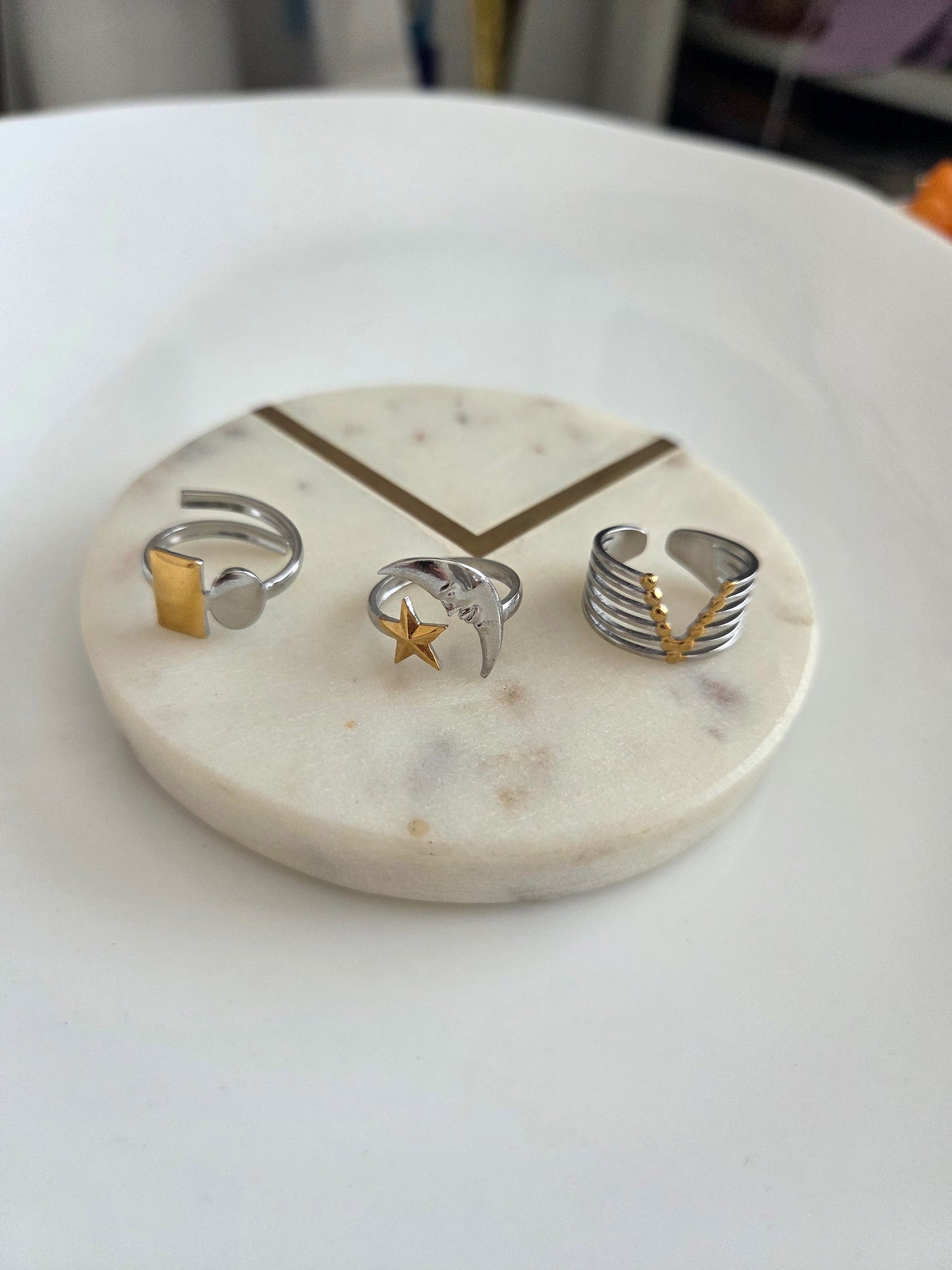 Doble tono rings