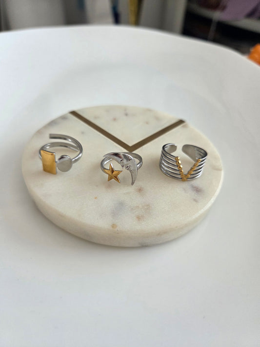 Doble tono rings