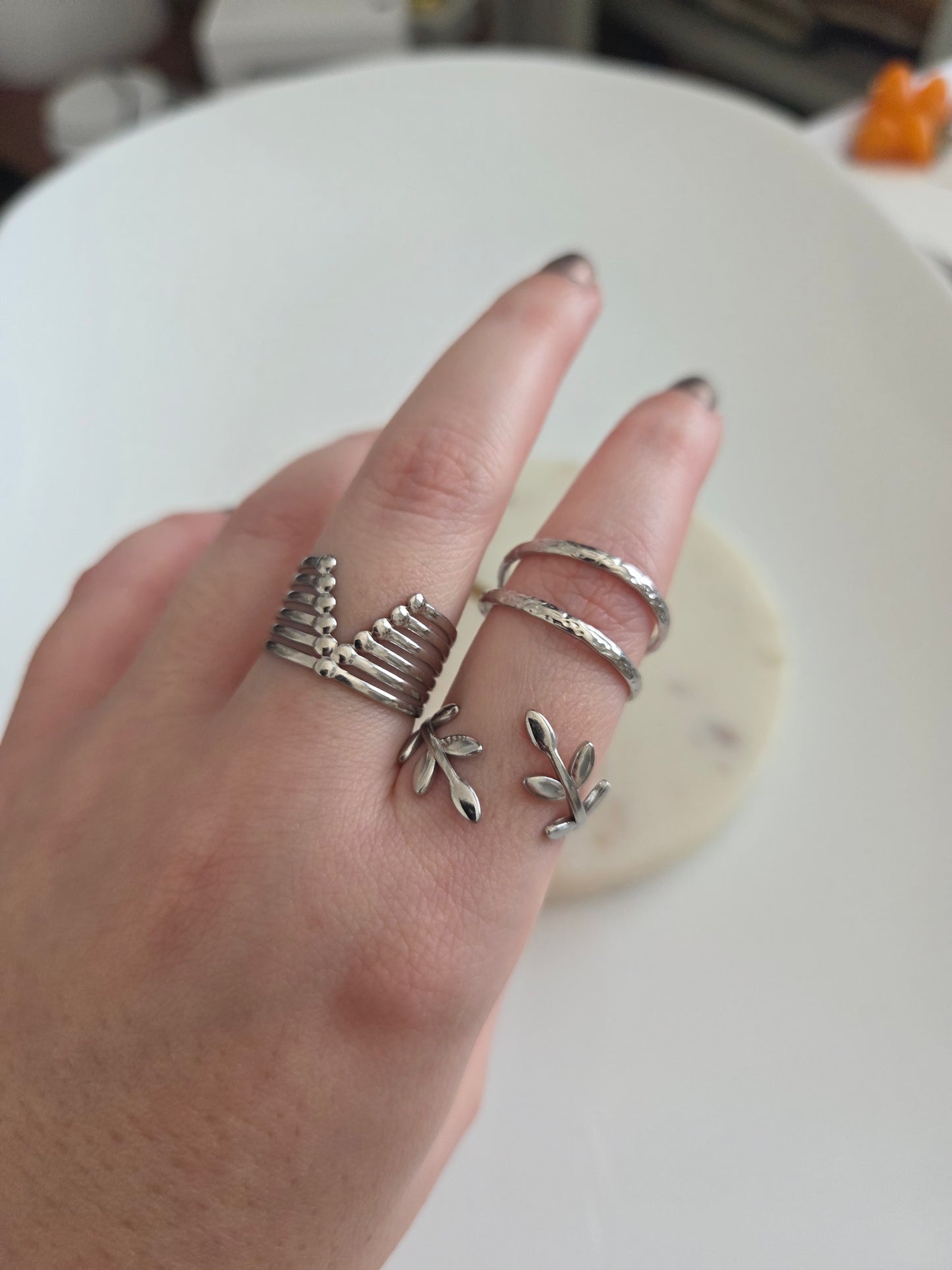Silver rings