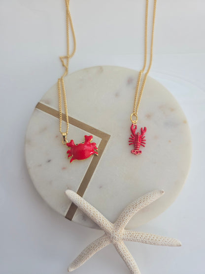 Crab or lobster necklaces
