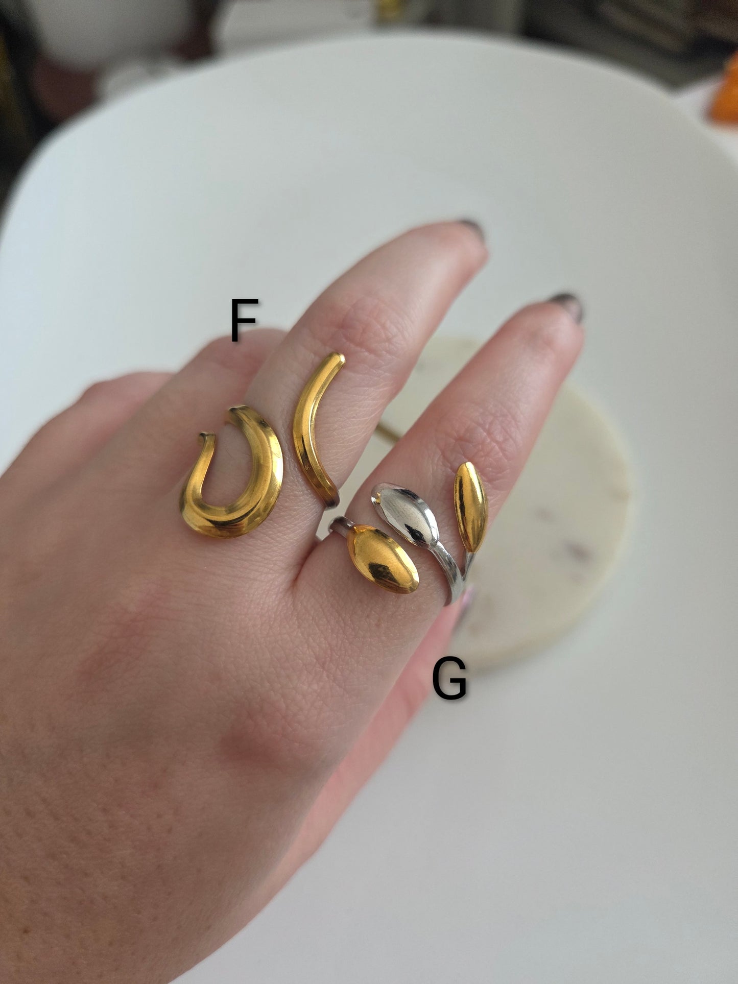 Doble tono rings