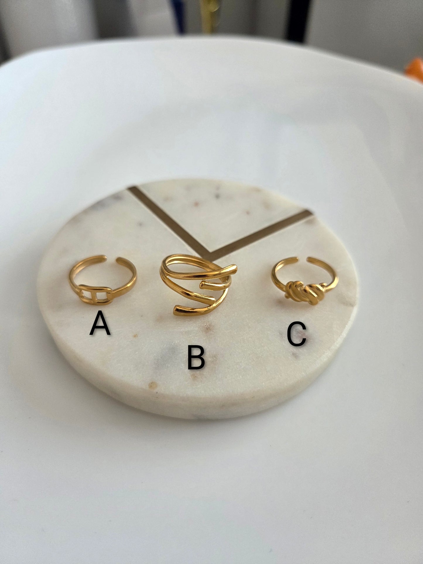 Gold rings