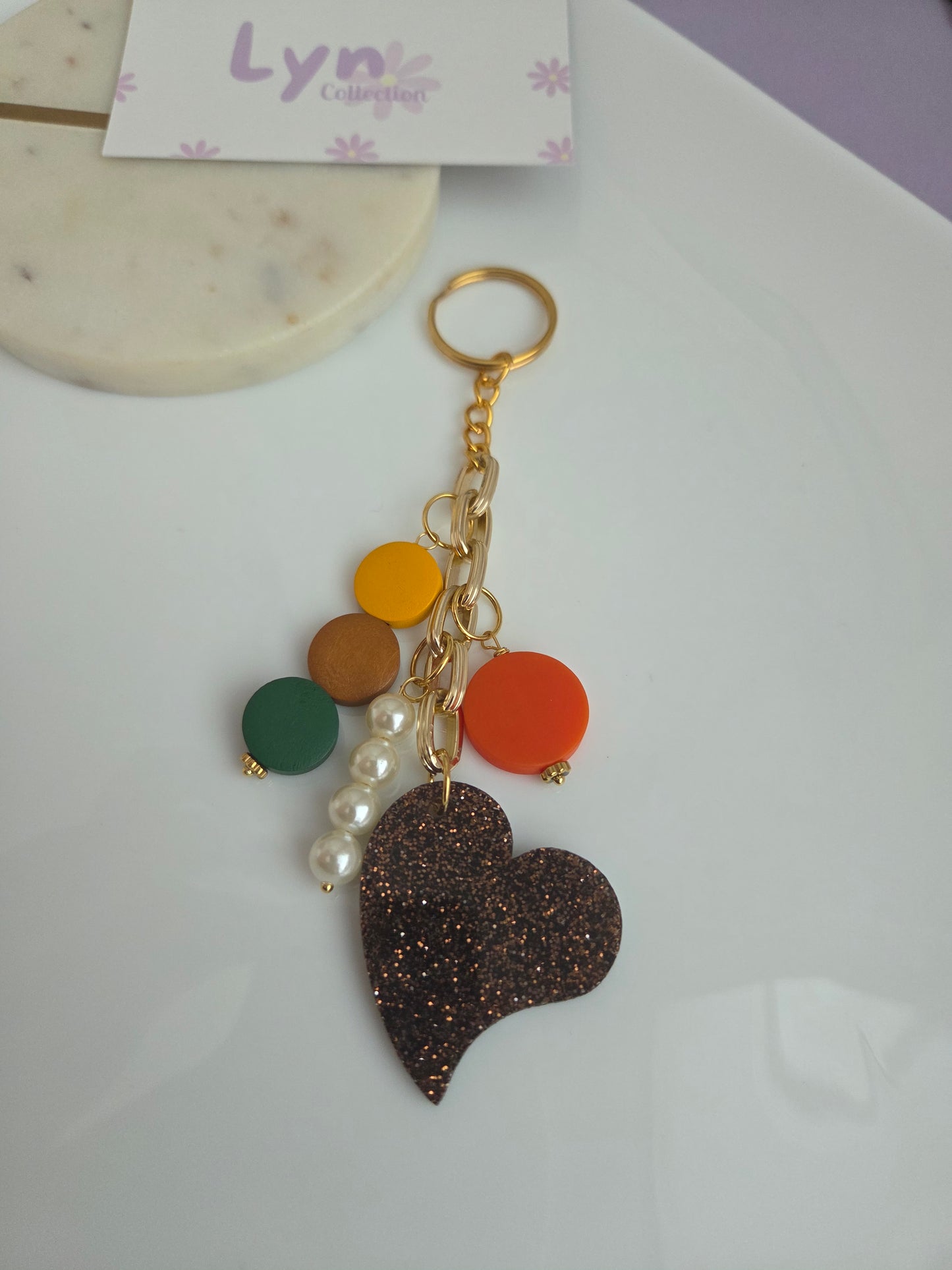 Heart keychain
