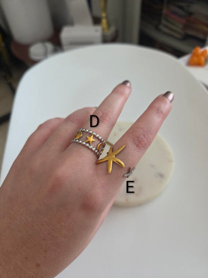 Doble tono rings