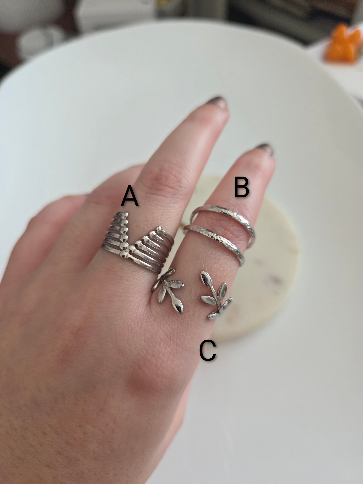 Silver rings