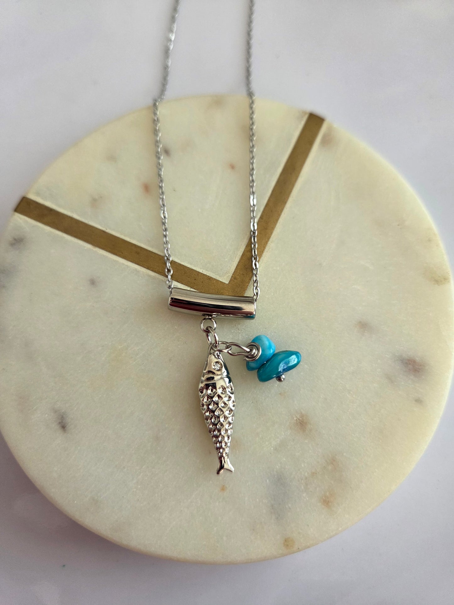 Ocean necklaces silver