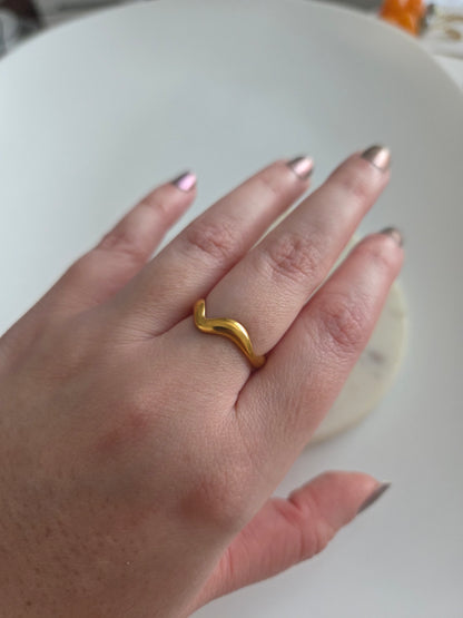 Basic gold ring