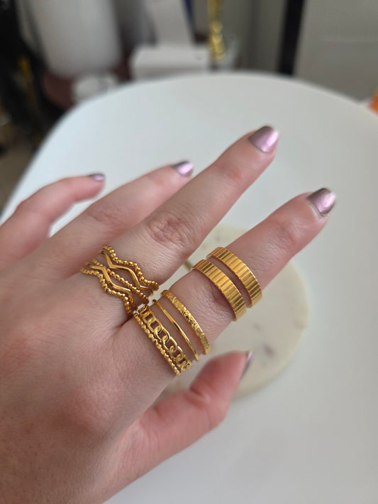 Gold rings