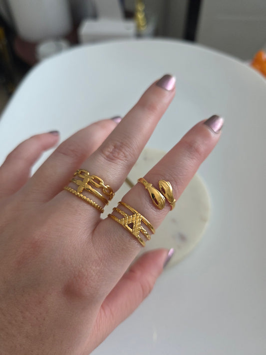Gold rings