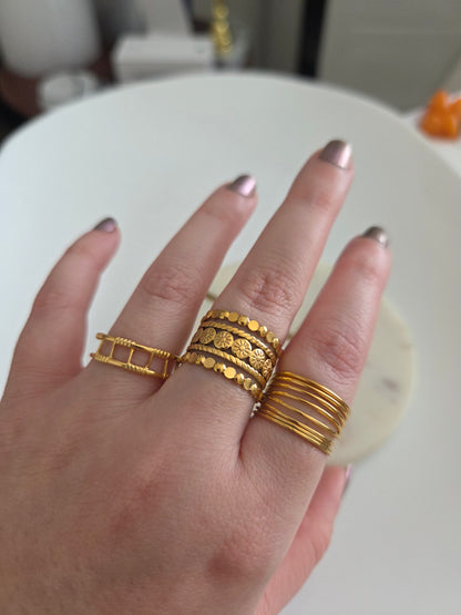 Gold rings
