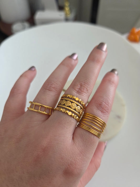 Gold rings