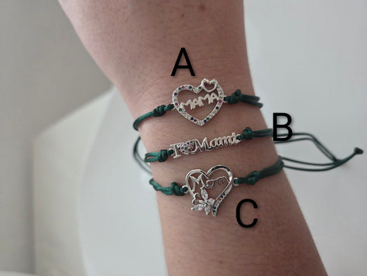 Brazalette mama/I love mama/mom