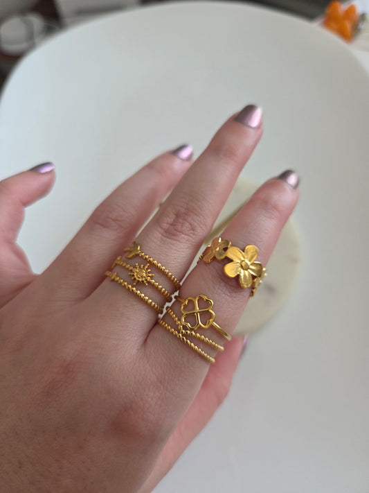Gold rings