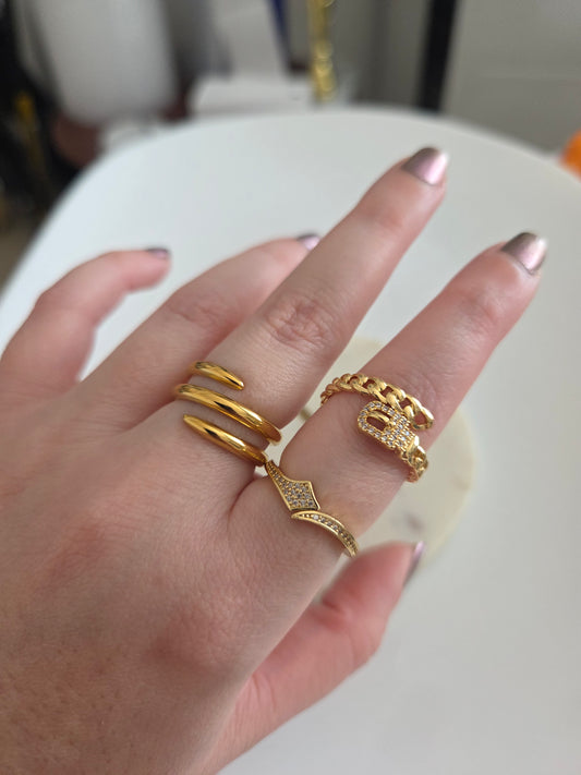 Gold rings